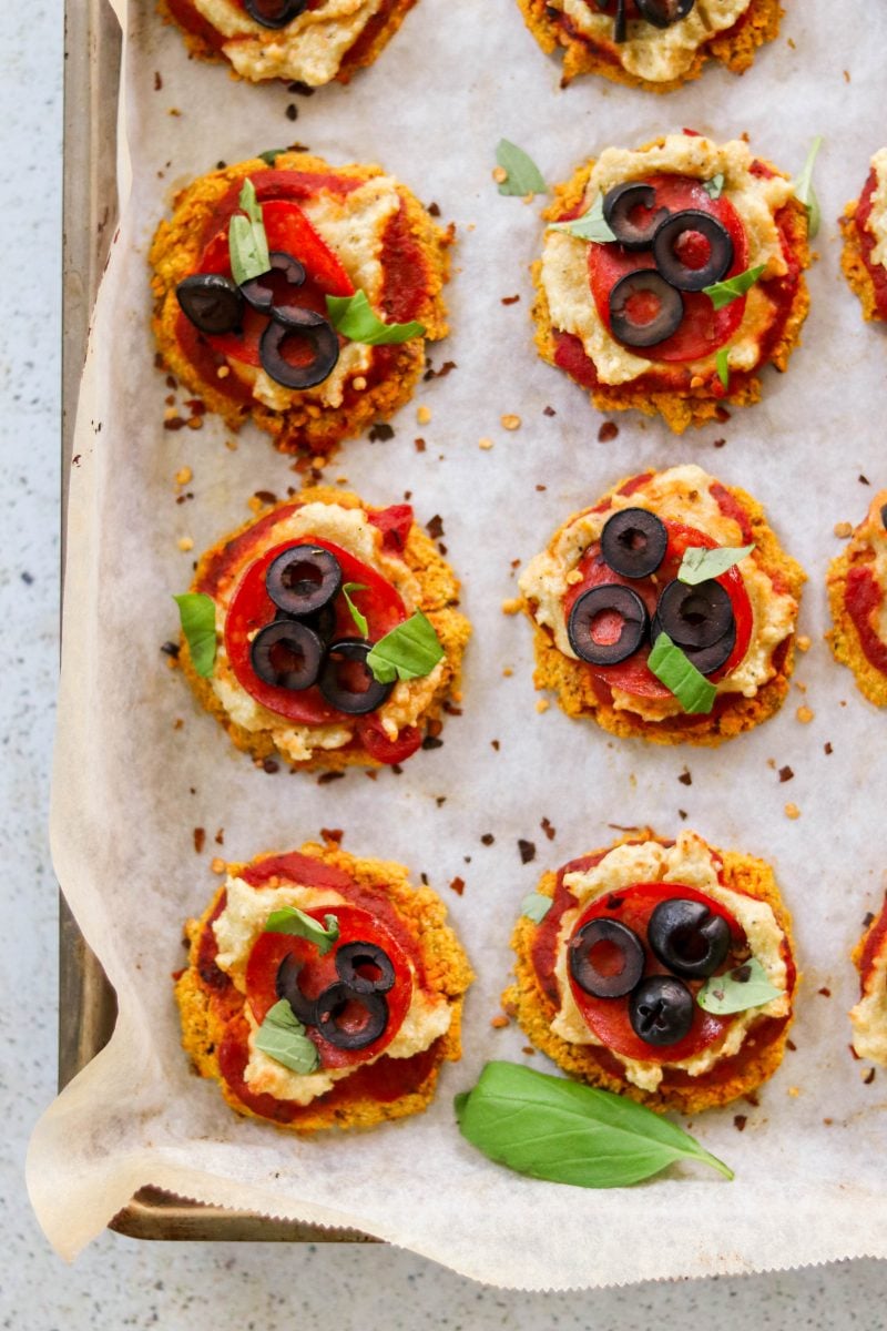 Sweet Potato Pizza Bites