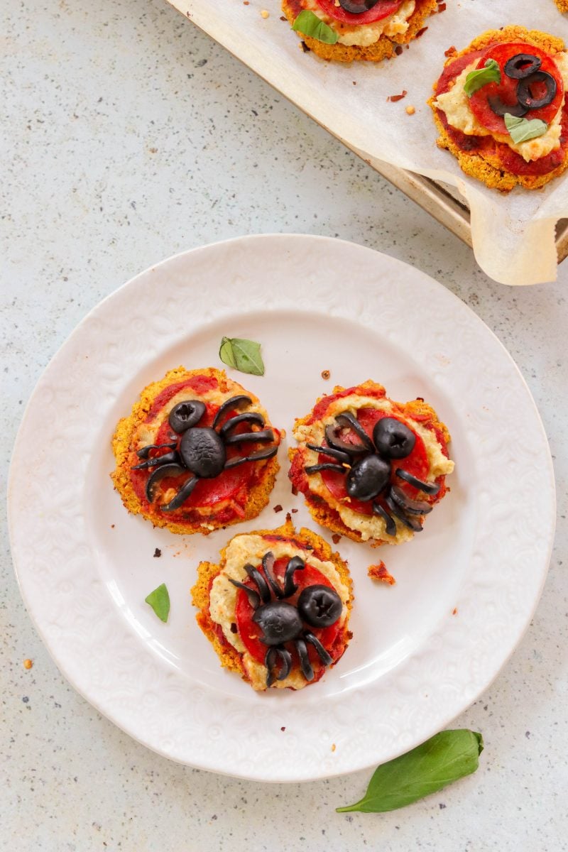 Sweet Potato Pizza Bites Paleo Whole30 Make Spider Toppings For Halloween What Great Grandma Ate