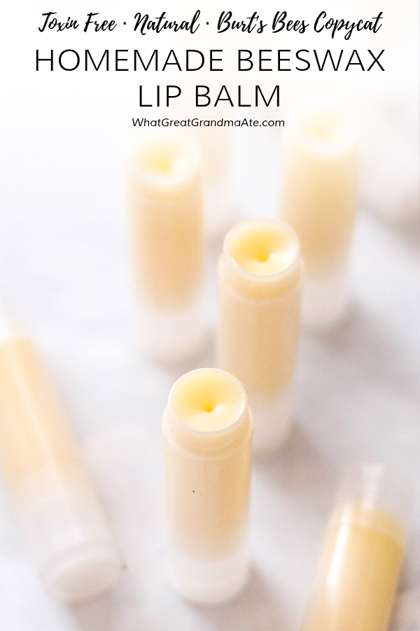 Homemade Beeswax Lip Balm (AllNatural and Toxin Free!) + 5 Ingredients