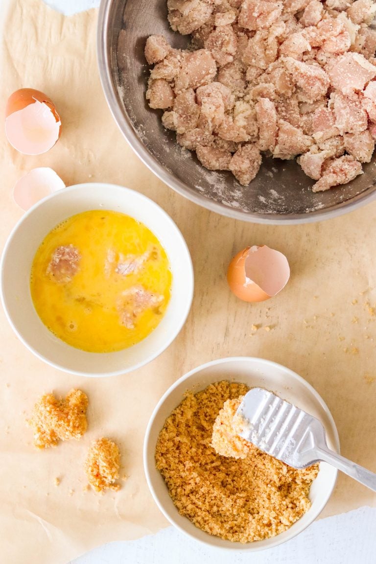 Air Fryer Keto Popcorn Chicken (Paleo, Whole30) Oven Method Included