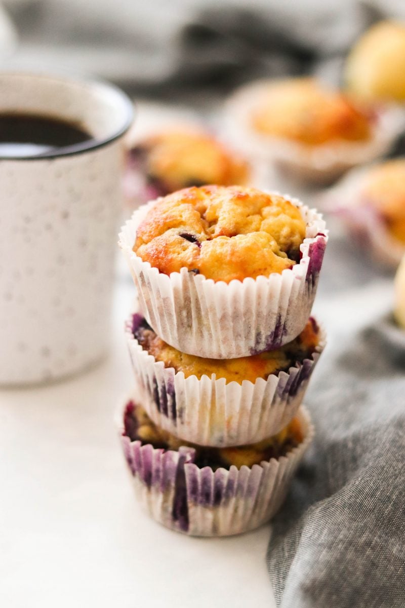 Keto Lemon Blueberry Muffins Recipe