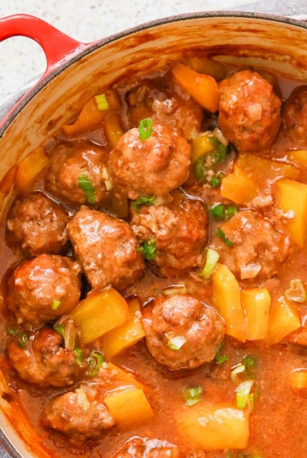Whole30 Sweet and Sour Meatballs