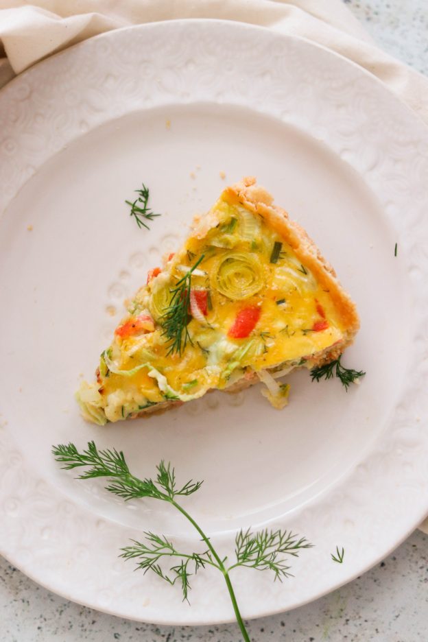 Paleo & Keto Quiche with Smoked Salmon and Leeks What Great Grandma Ate
