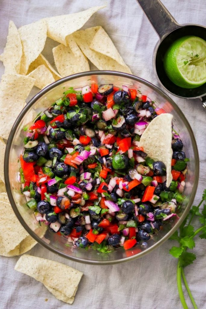 refreshing blueberry salsa recipe 