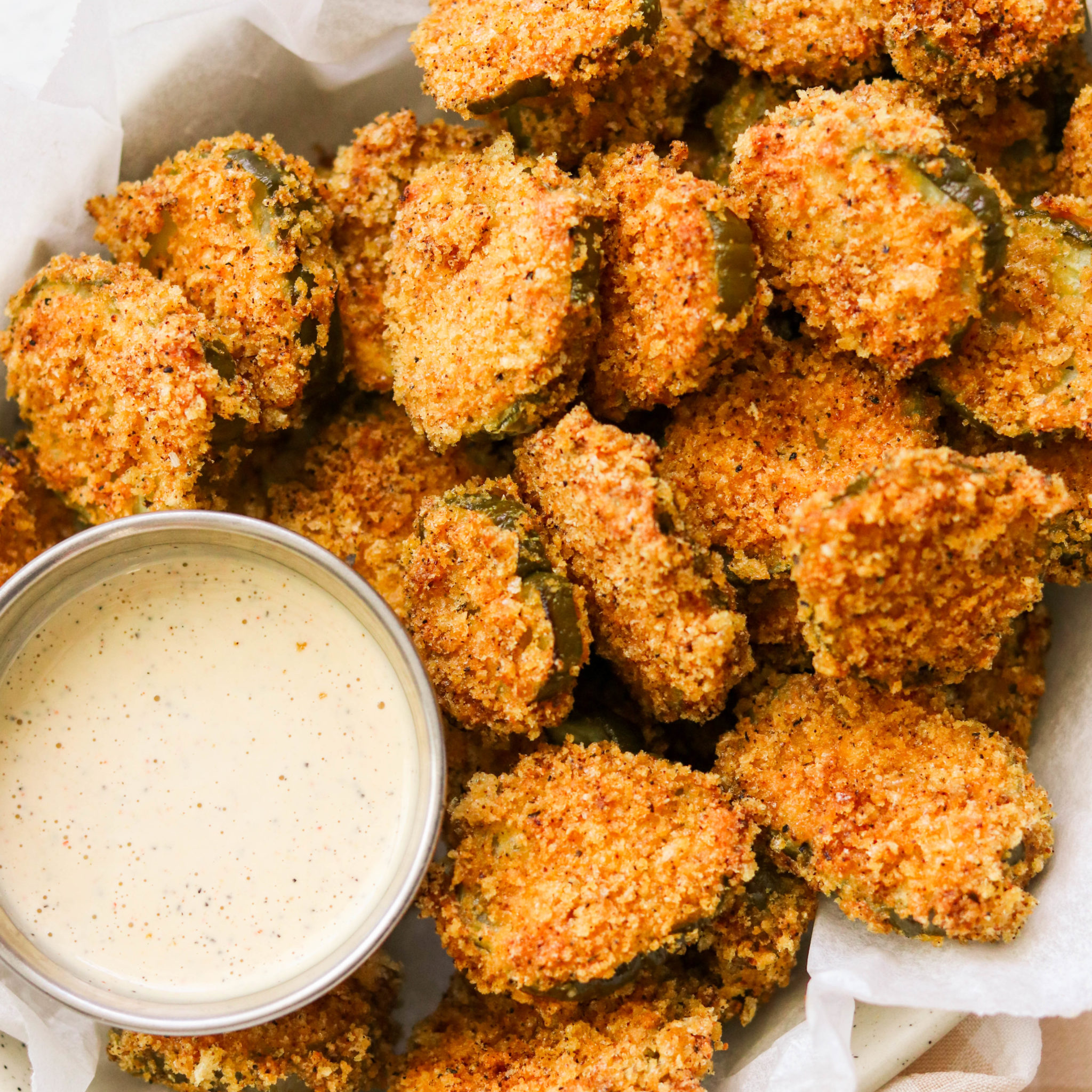 Keto Air Fryer Fried Pickles (Paleo, Whole30) What Great Grandma Ate