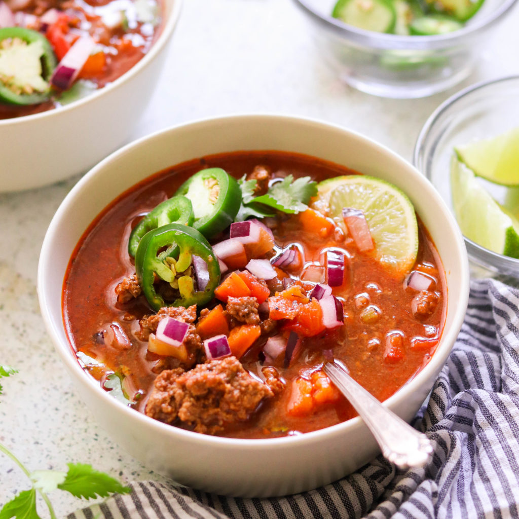 Whole30 Sweet Potato Chili (Instant Pot, Slow Cooker, or Stovetop