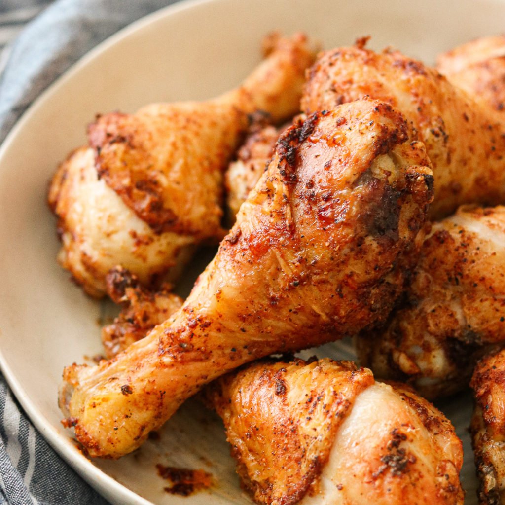 Air Fryer Rotisserie Chicken (Juicy and Crispy Skin) - Skinnytaste