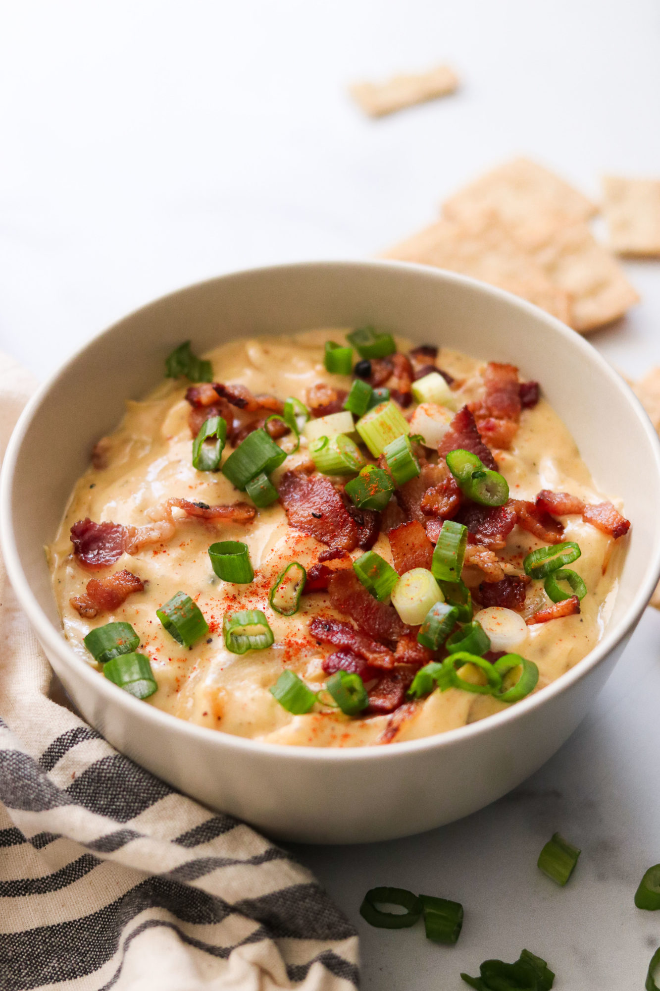 Caramelized Onion and Bacon Dip (Paleo, Whole30, Keto) What Great