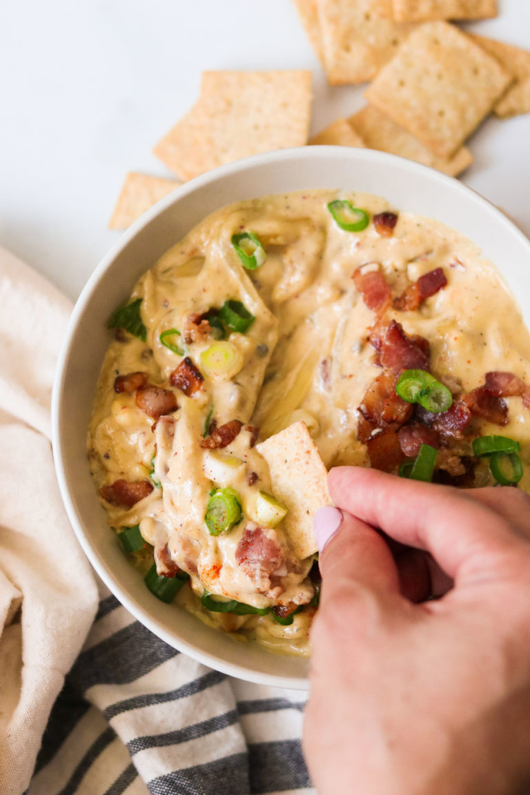 Caramelized Onion and Bacon Dip (Paleo, Whole30, Keto) What Great