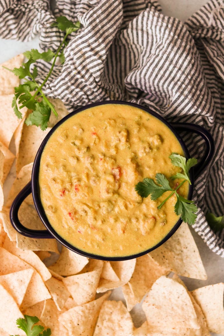 Dairy Free Queso Dip with Ground Beef (Paleo, Whole30, Keto) – What ...