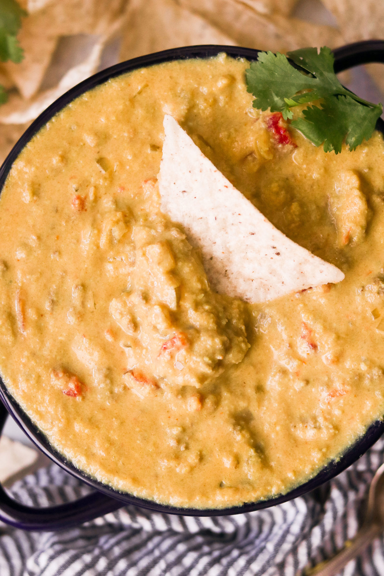 Dairy Free Queso Dip with Ground Beef (Paleo, Whole30, Keto) What