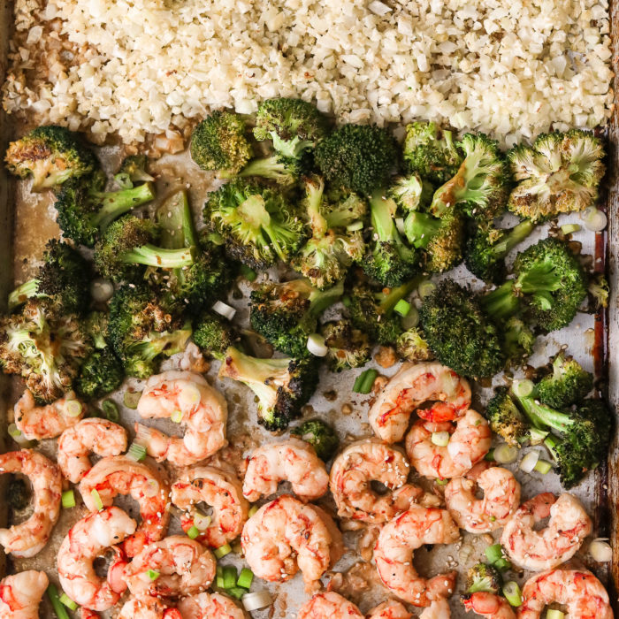 Sheet Pan Greek Shrimp and Broccoli - The Whole Cook