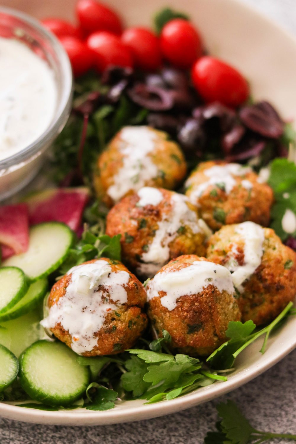 Paleo & Whole30 Cauliflower Falafel (Air Fryer, Pan Fried, or Oven