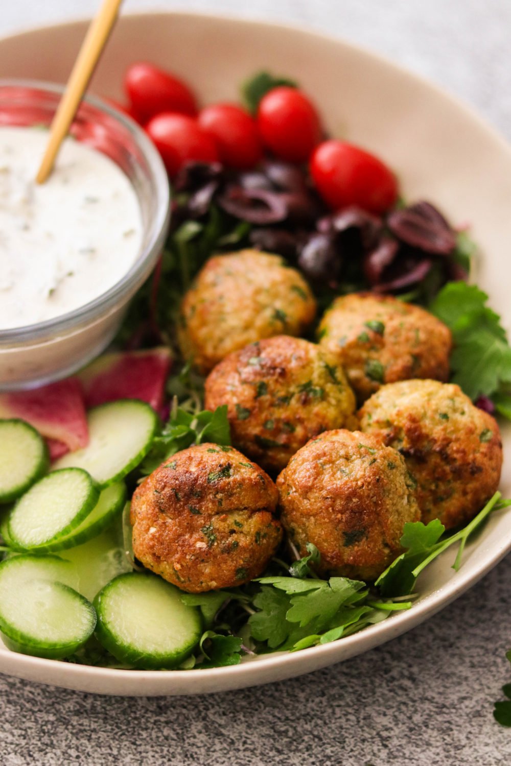 Paleo & Whole30 Cauliflower Falafel (Air Fryer, Pan Fried, or Oven