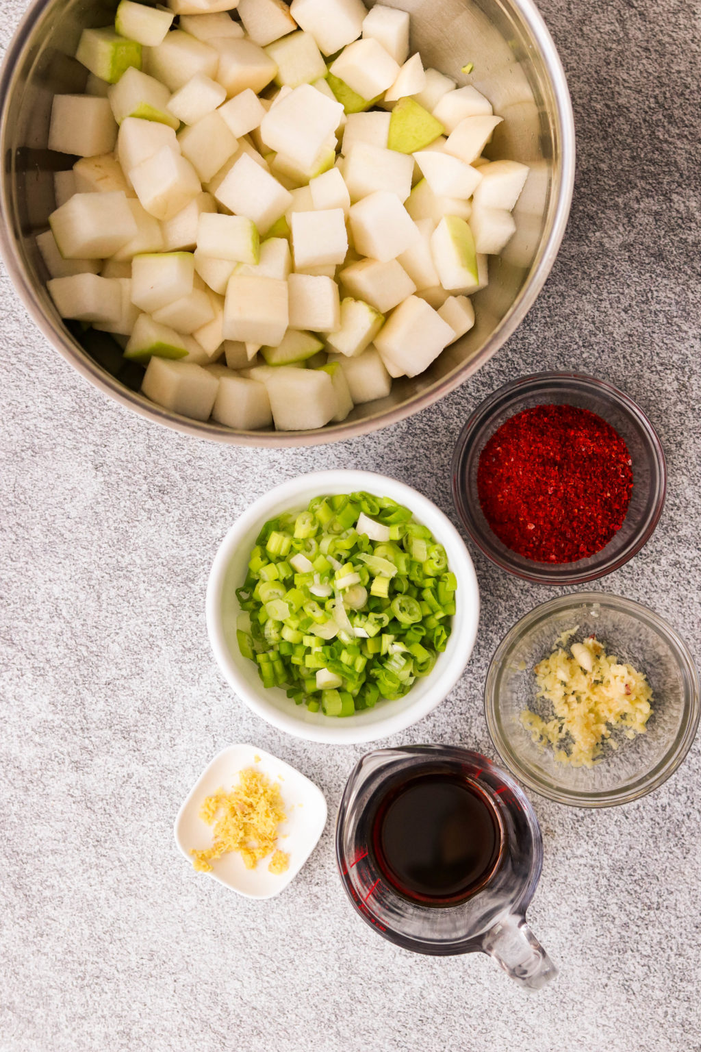 Kkakdugi Korean Radish Kimchi (Paleo, Whole30, Keto, Vegan Option