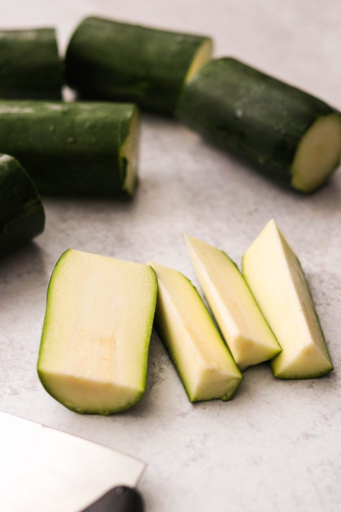 how to cut zucchini for low carb zucchini fries