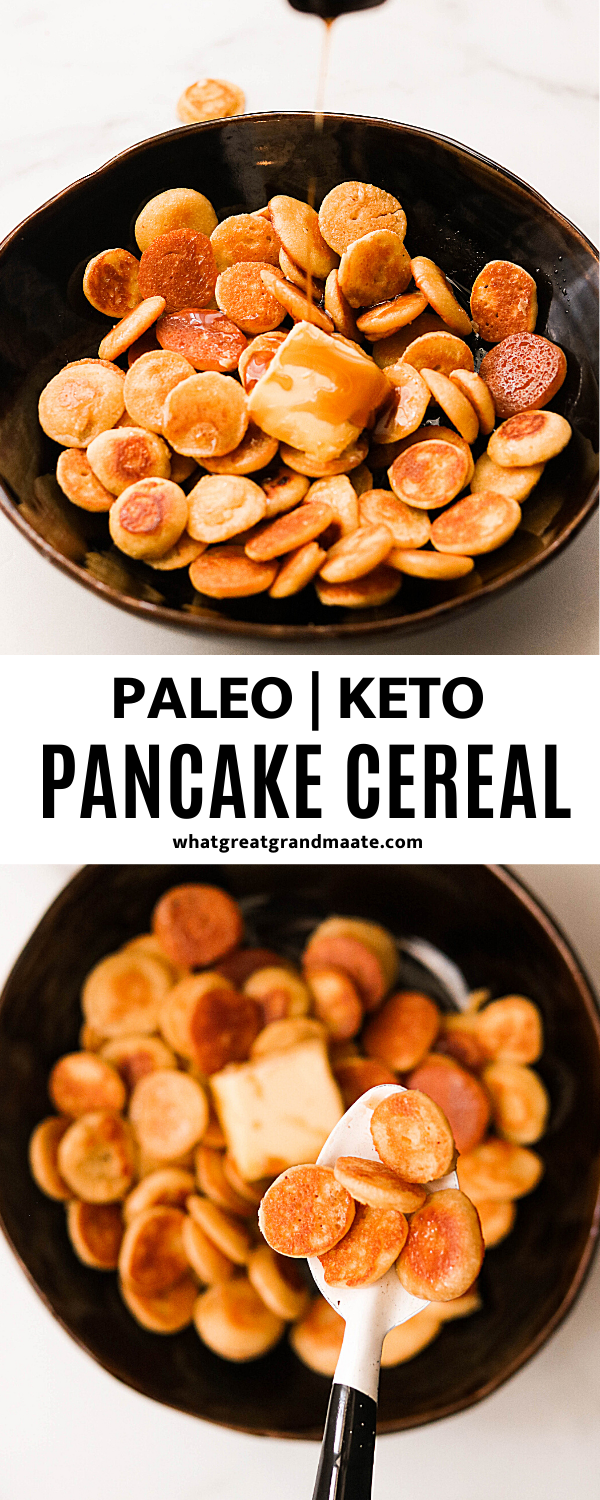 Paleo Pancake Cereal (Keto Option) What Great Grandma Ate