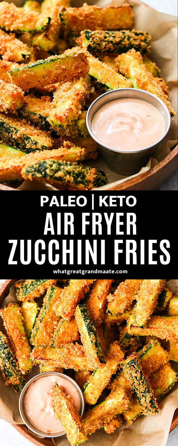 Air Fryer Zucchini Fries Recipe (Keto-Friendly) | What Great Grandma Ate