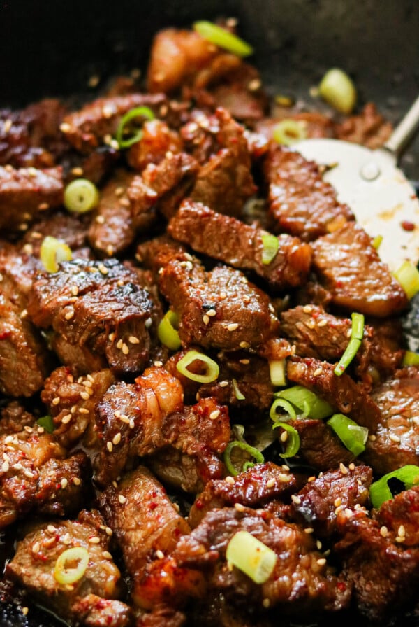 Korean steak bites