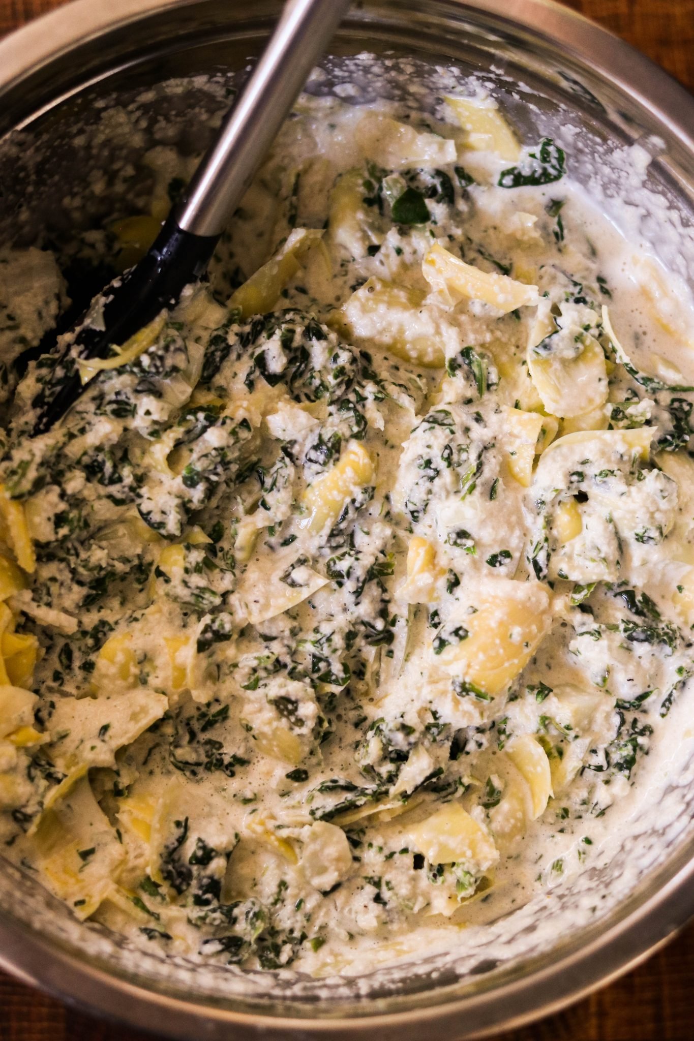 Spinach and Artichoke Baked Gnocchi Casserole (Paleo, Vegan) What