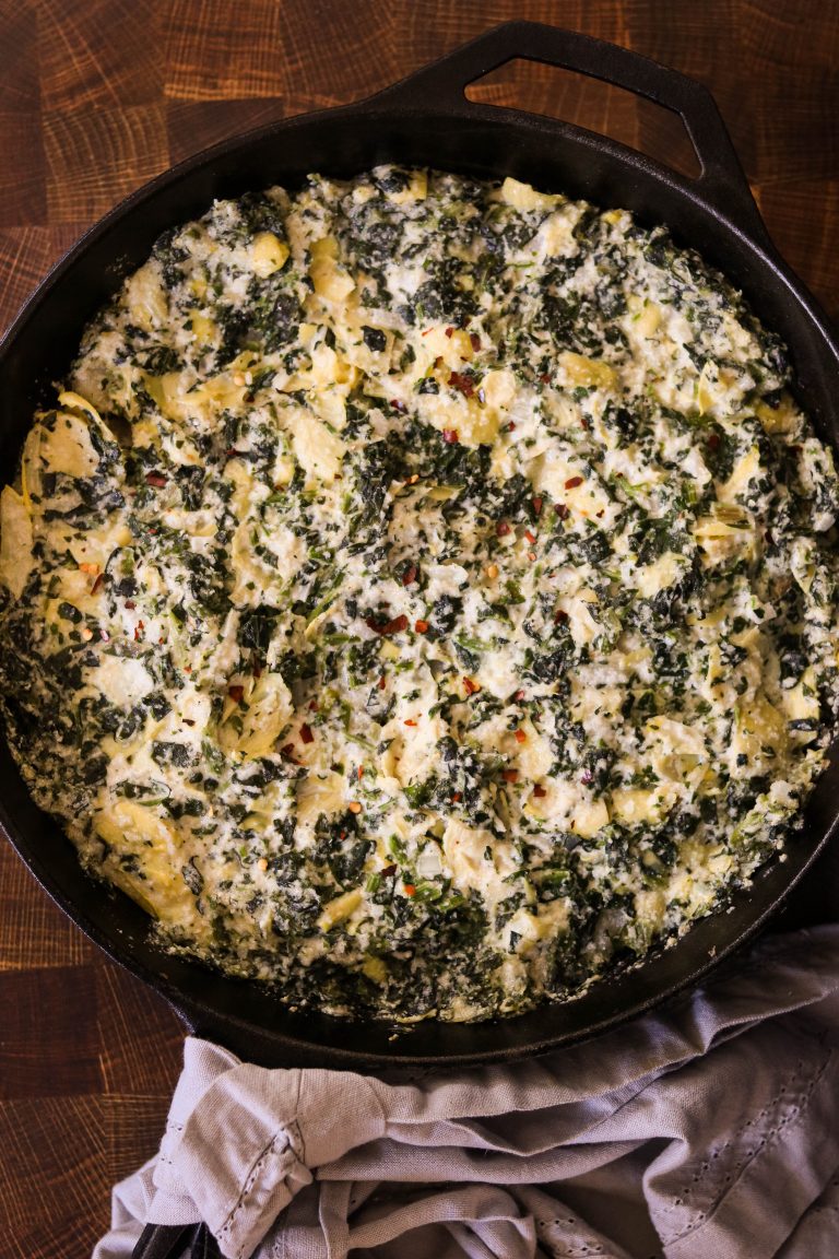 Spinach and Artichoke Baked Gnocchi Casserole (Paleo, Vegan) What