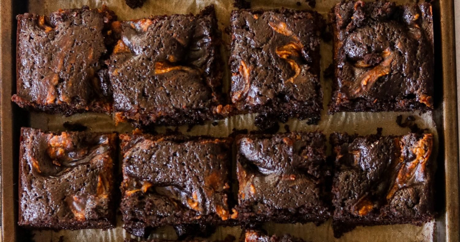 Paleo Pumpkin Swirl Brownies (Grain Free, Dairy Free) What Great