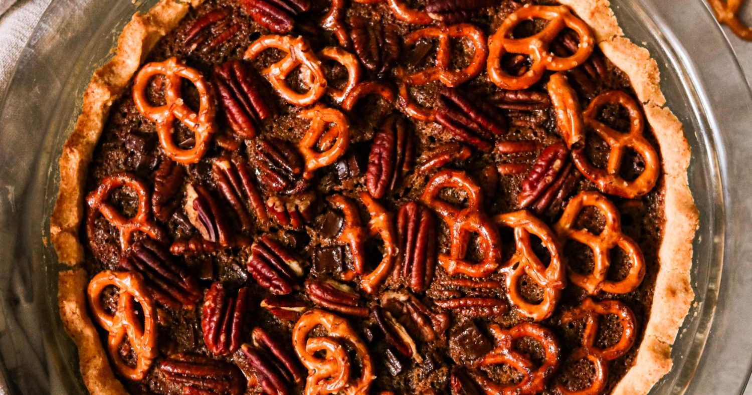 Chocolate Chip Pretzel Pecan Pie (Gluten Free, Paleo) What Great