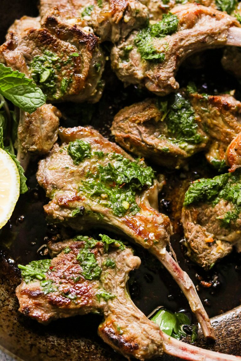Mint Chimichurri Lamb Chops (Paleo, Whole30, Keto, AIP) What Great