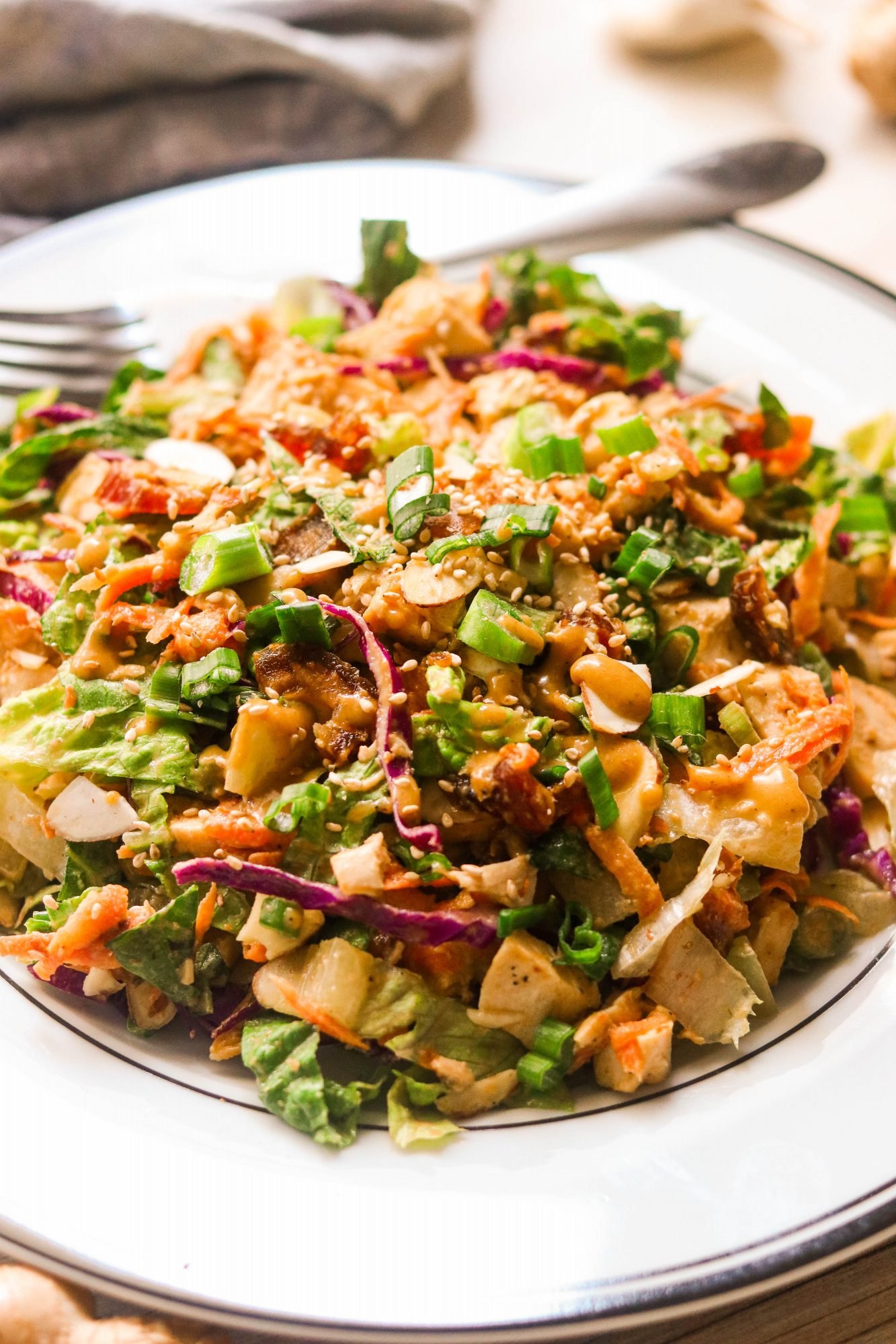 Whole30 Chinese Chicken Salad With Dates Paleo Gluten Free What   Chinese Chicken Salad 9 Scaled 