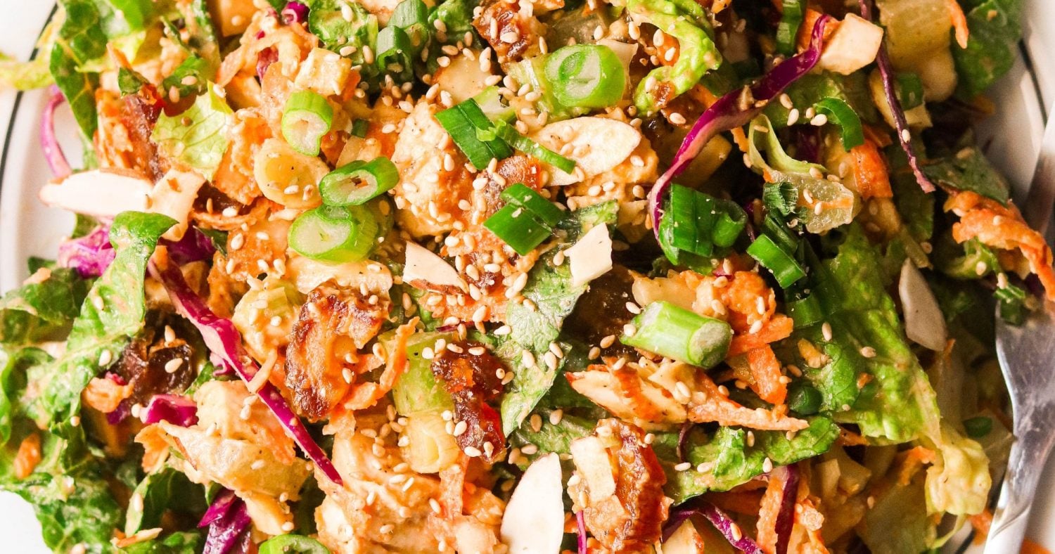 Whole30 Chinese Chicken Salad with Dates (Paleo, Gluten Free)