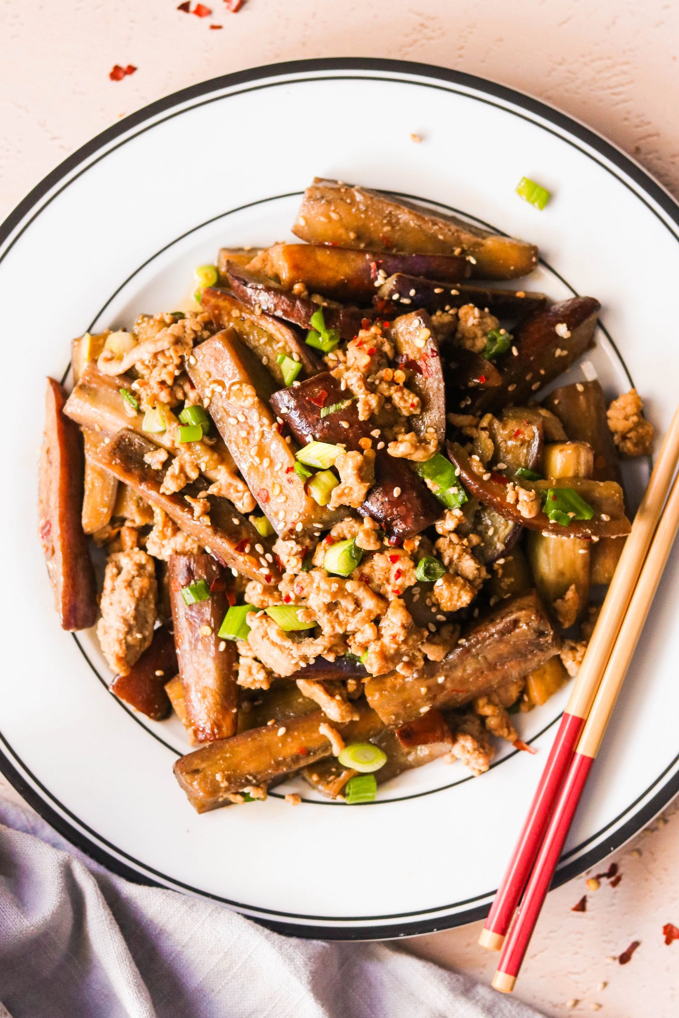 Whole30 Chinese Eggplant and Pork (Paleo, Gluten Free) What Great