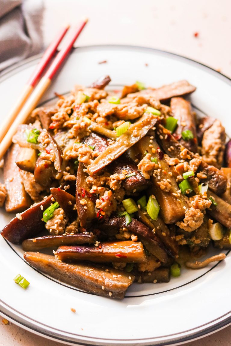Whole30 Chinese Eggplant and Pork (Paleo, Gluten Free) What Great