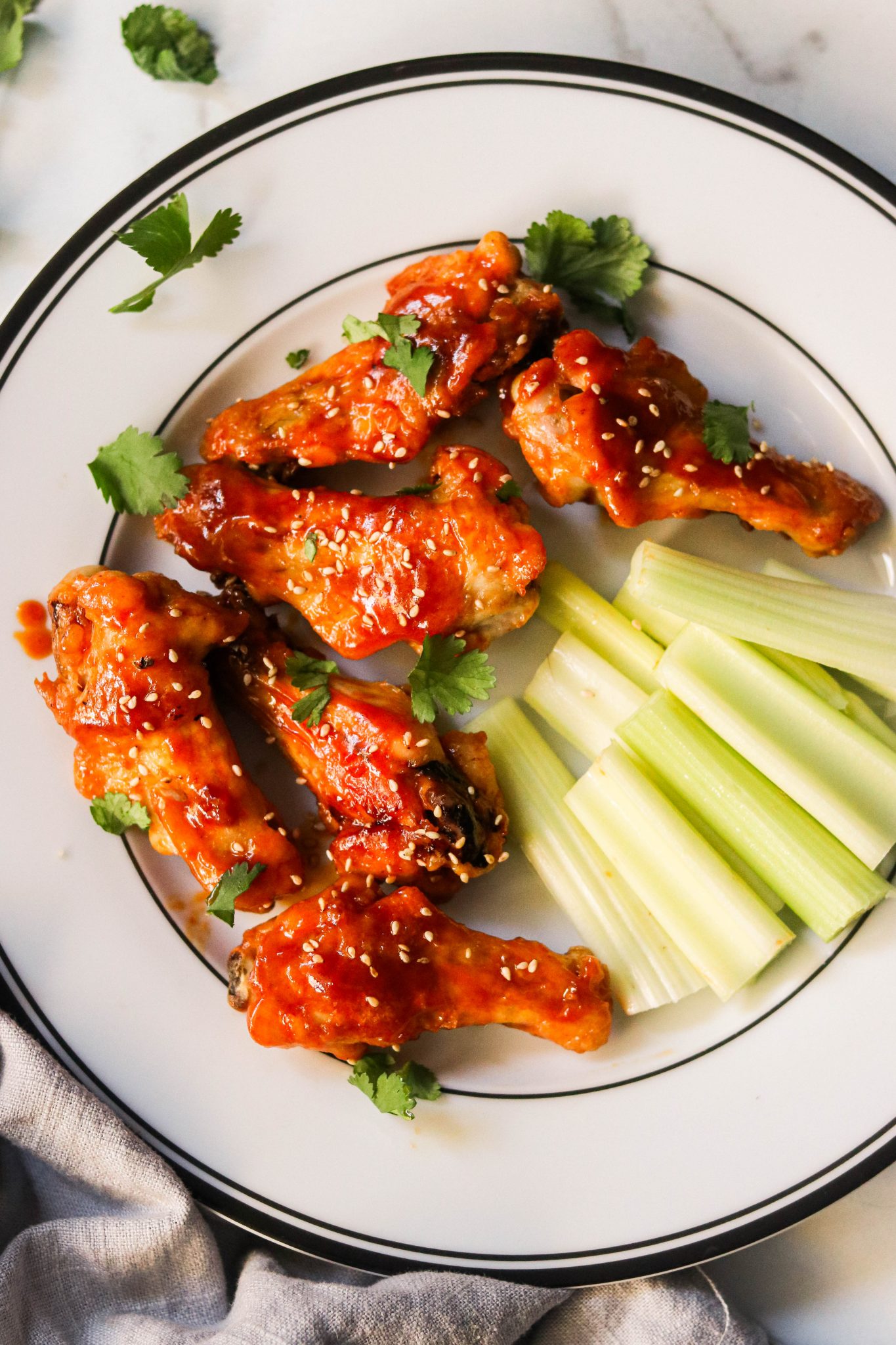 Paleo Baked Honey Sriracha Wings (Keto Option) – What Great Grandma Ate