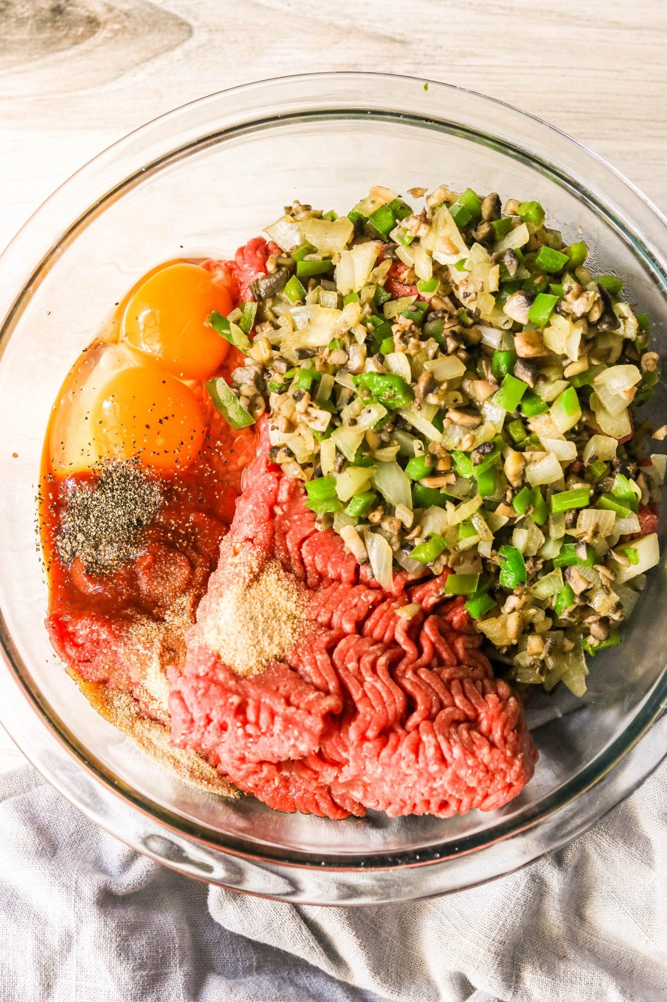 ingredients for in a mixing bowl