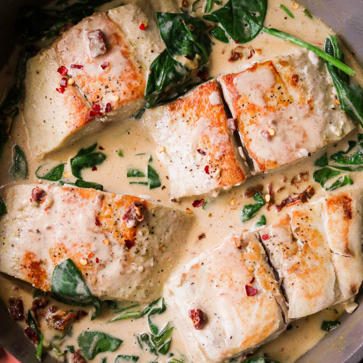 Easy Paleo Mahi Mahi Recipe in Sundried Tomato Sauce