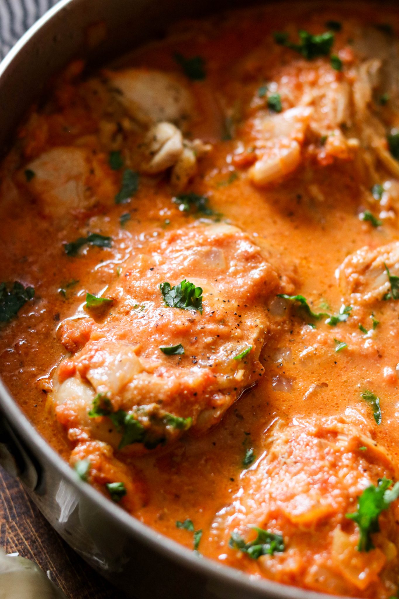 Chicken with Creamy Tomato Sauce (Paleo, Whole30) - Instant Pot or ...