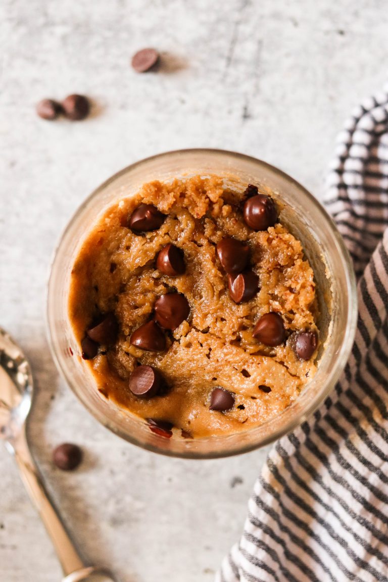 Gluten Free Chocolate Chip Cookie in a Mug (Paleo, Vegan) What Great