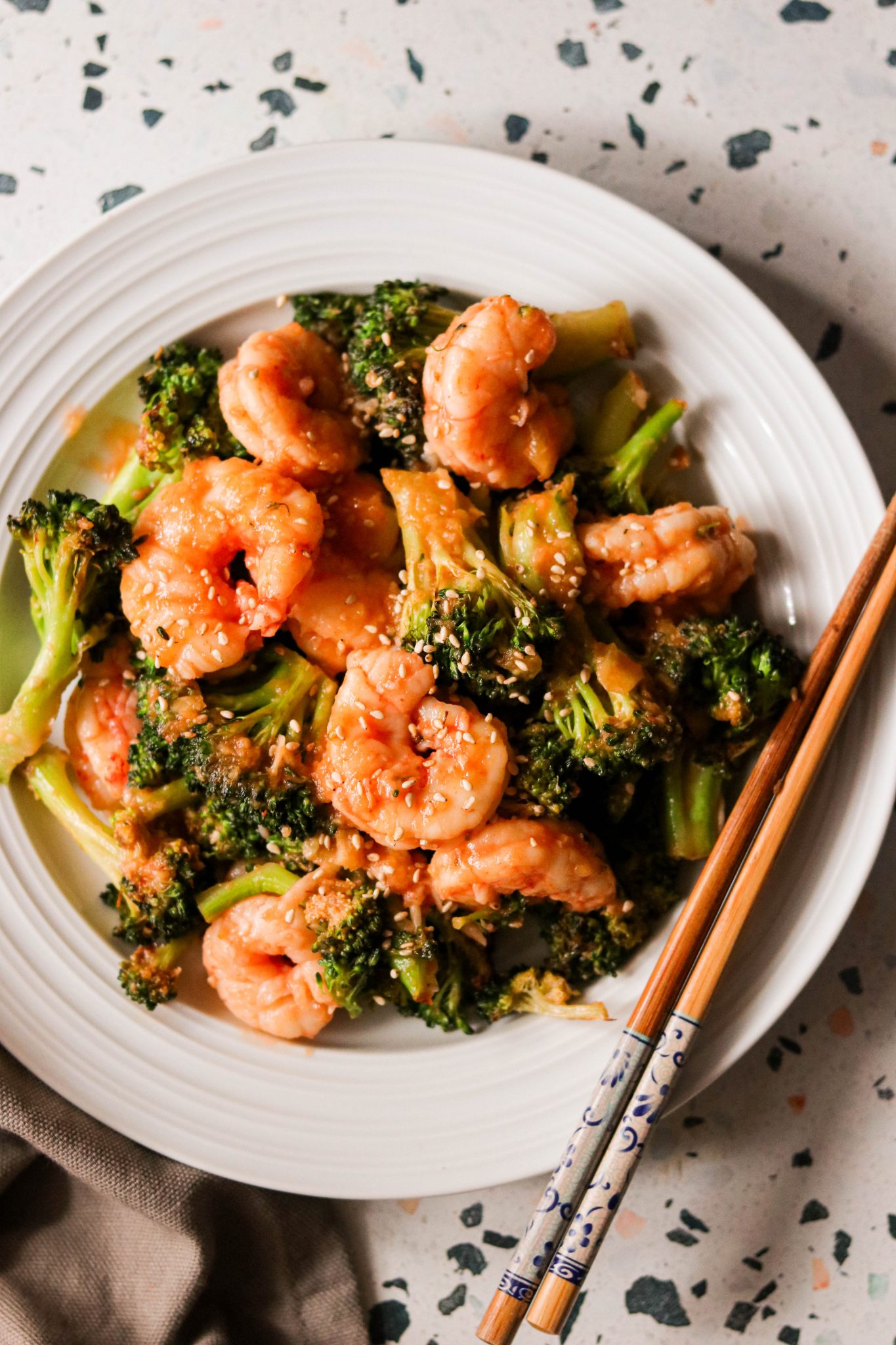Whole30 & Paleo Sweet and Sour Shrimp with Broccoli (Sheet Pan Meal