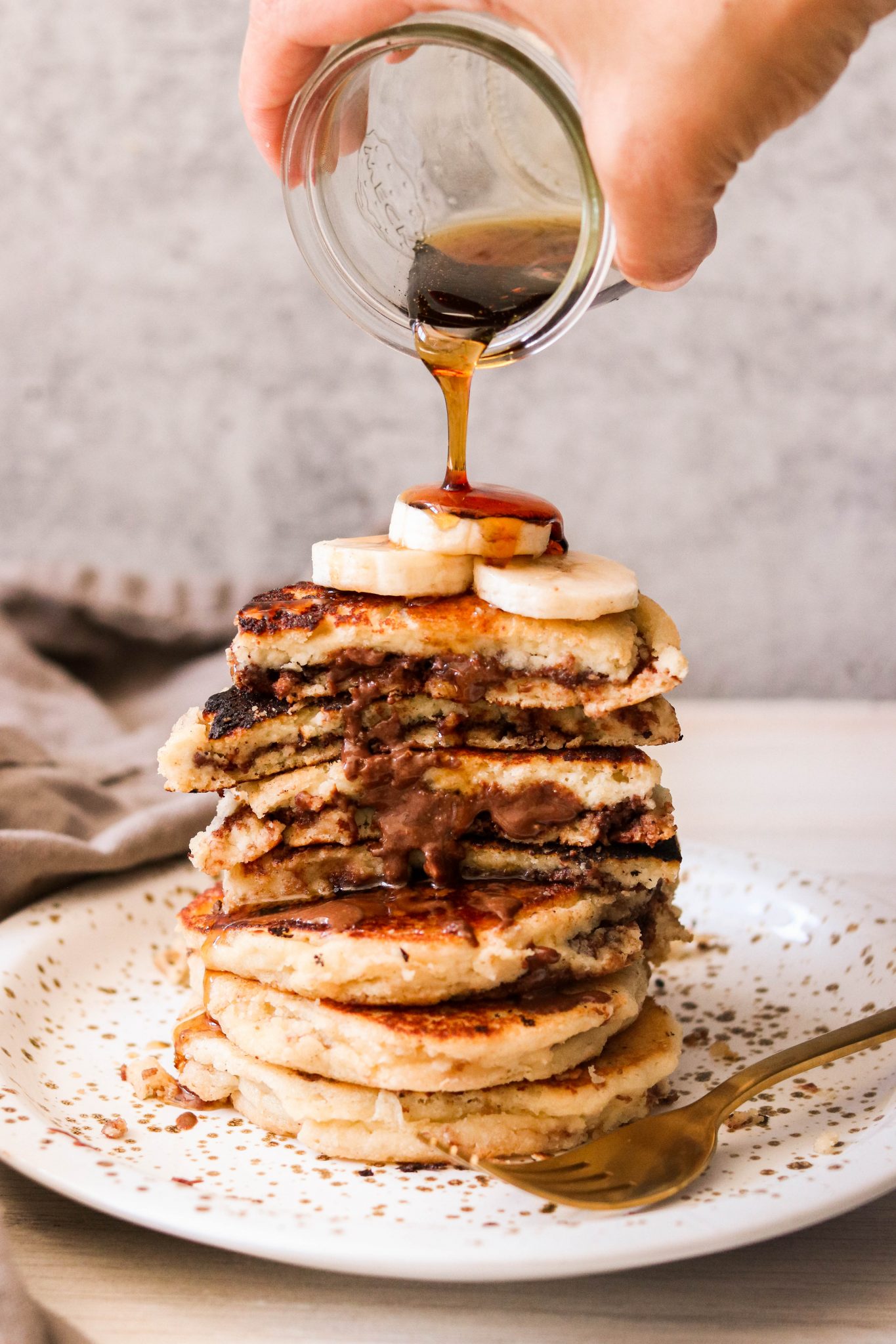 Paleo Chocolate Stuffed Pancakes What Great Grandma Ate