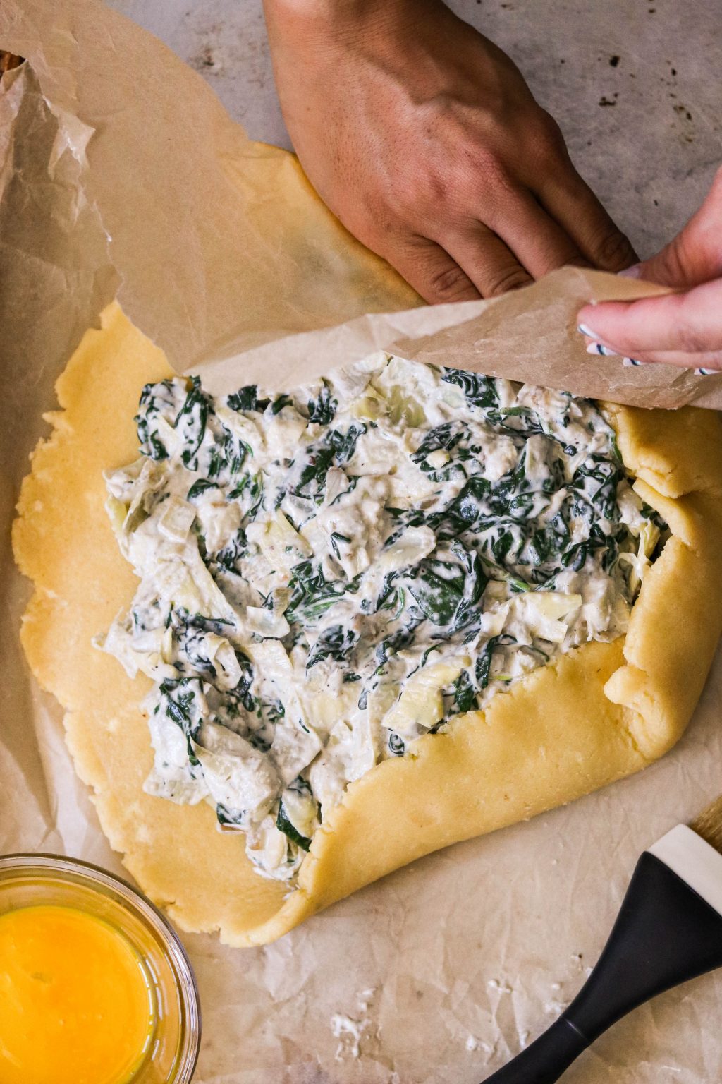 Paleo Spinach and Artichoke Galette What Great Grandma Ate