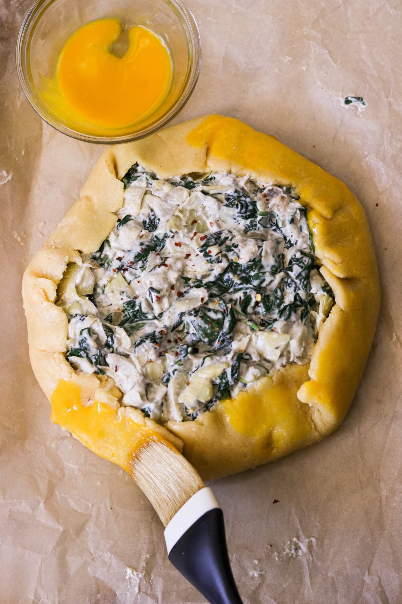 spinach artichoke galette4 What Great Grandma Ate