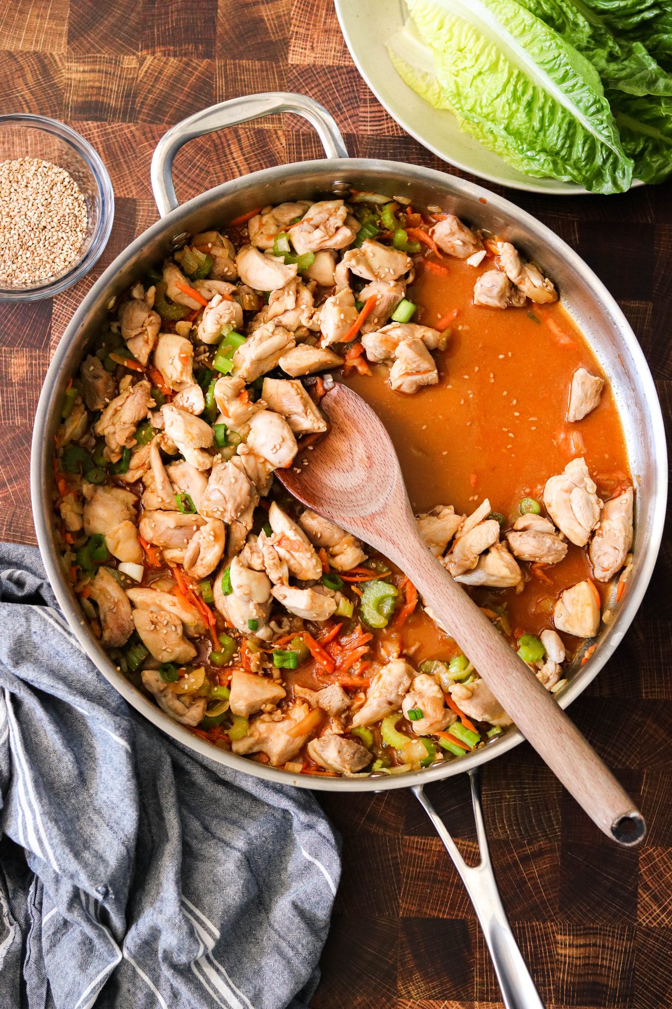 Sriracha Chicken Lettuce Wraps (Paleo, Keto) What Great Grandma Ate