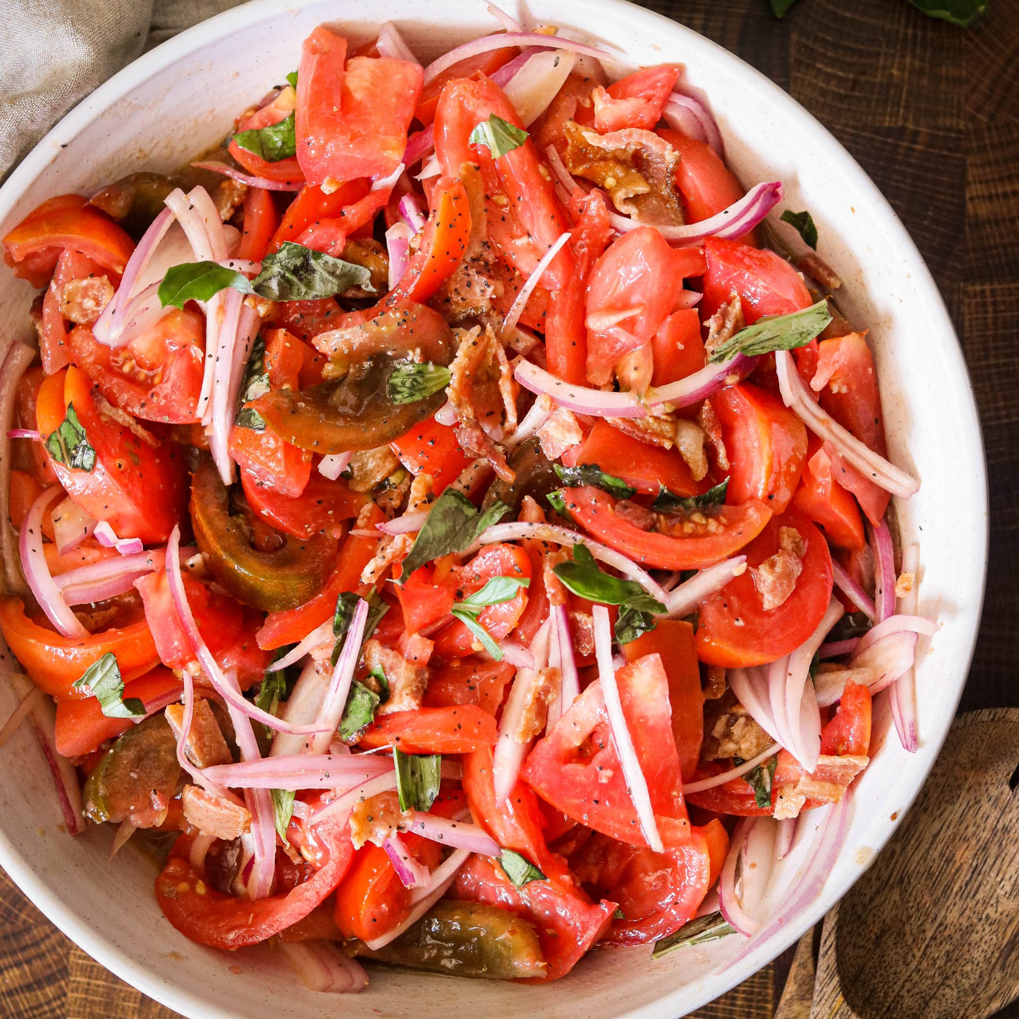 Bacon Tomato Salad (Paleo, Whole30) What Great Grandma Ate
