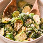 Brussels Sprouts in Caesar Dressing