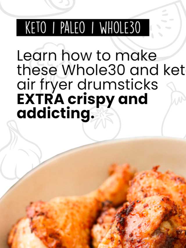 Method Included Extra Crispy Air Fryer Drumsticks What Great Grandma Ate