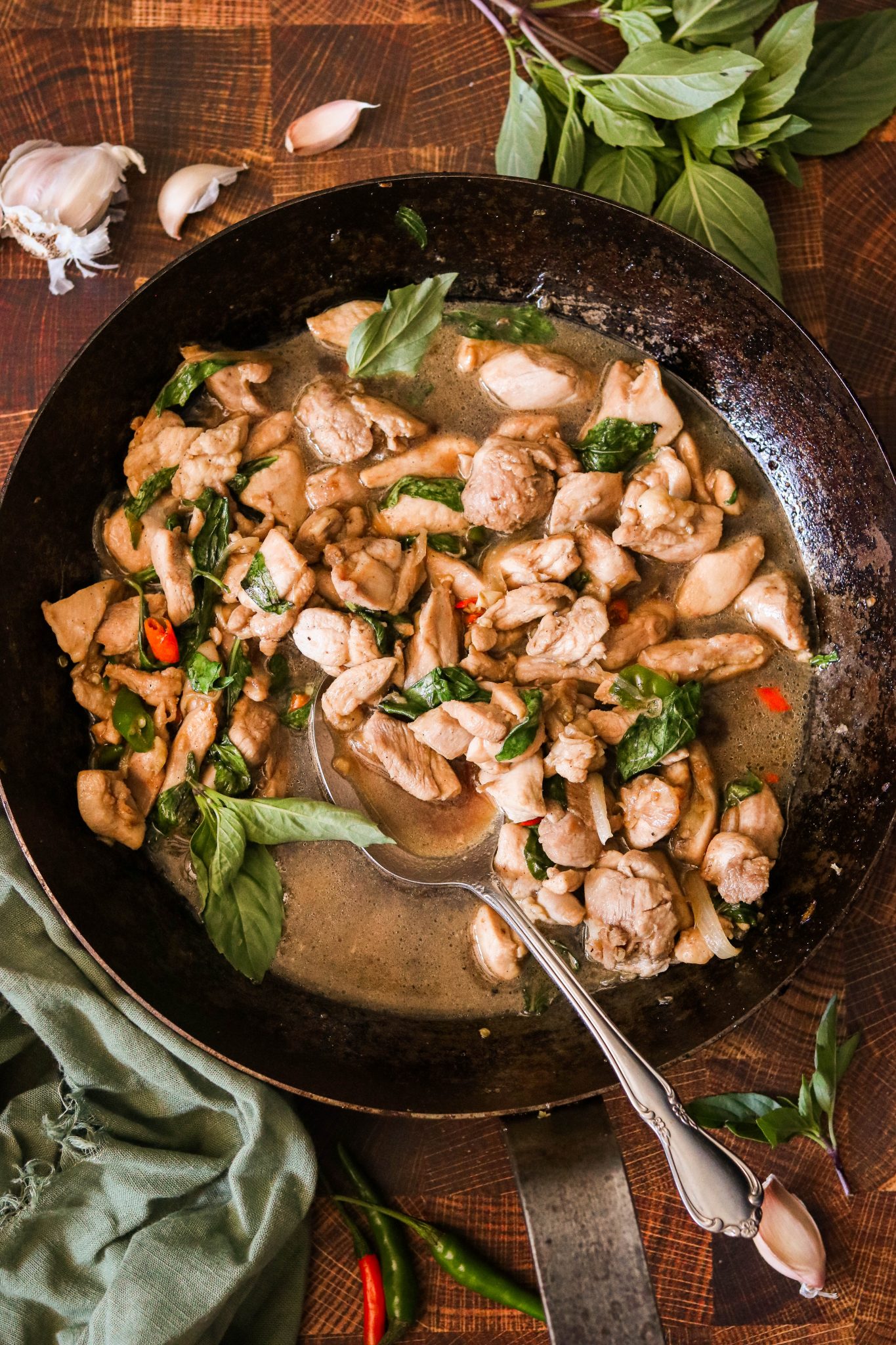Easy Thai Basil Chicken (Paleo & Whole30) What Great Grandma Ate