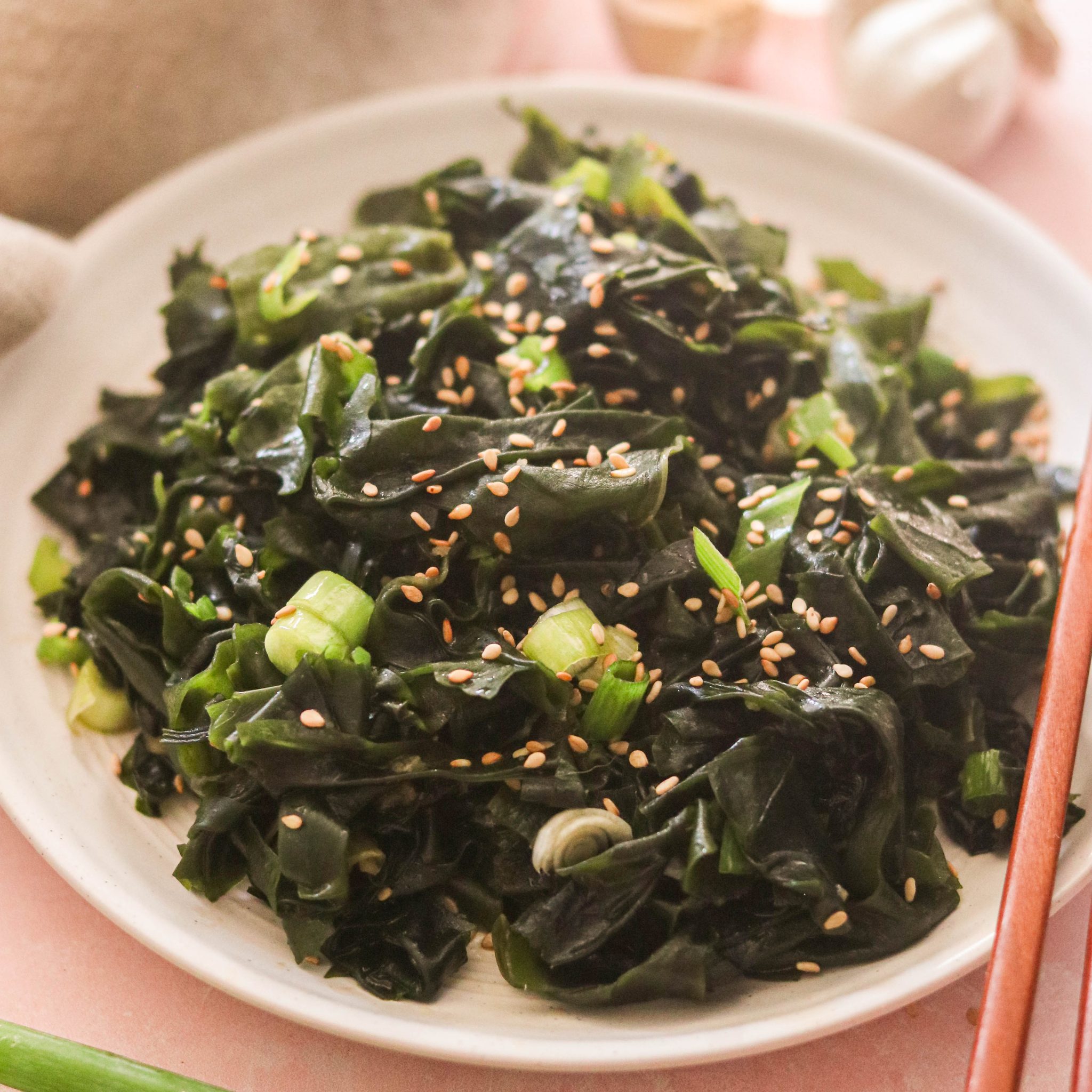 Wakame Seaweed Salad Paleo, Whole30, Keto, Vegan