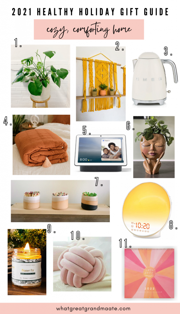 2021 Holiday Gift Guide for Cozy Comforting Home