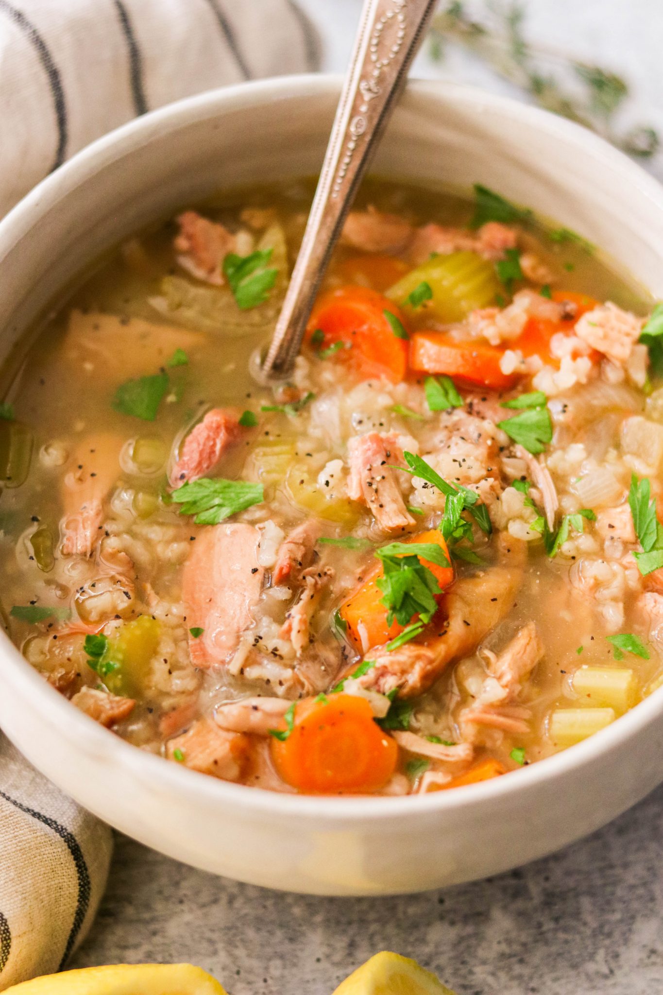 Easy Instant Pot Leftover Turkey Soup Recipe What Great Grandma Ate