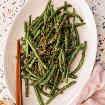 Chinese Roasted Green Beans